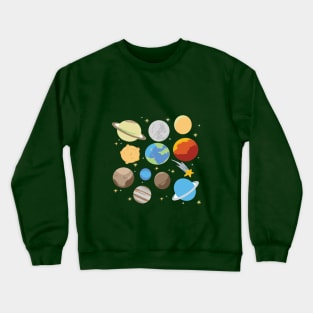 various planets Crewneck Sweatshirt